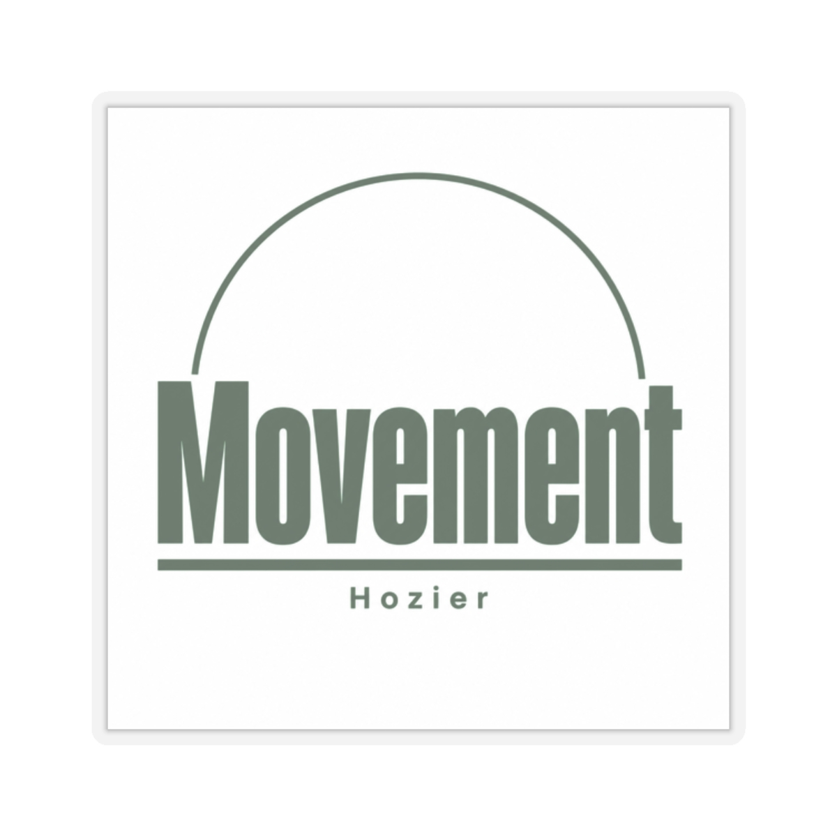 Hozier "Movement" Sticker