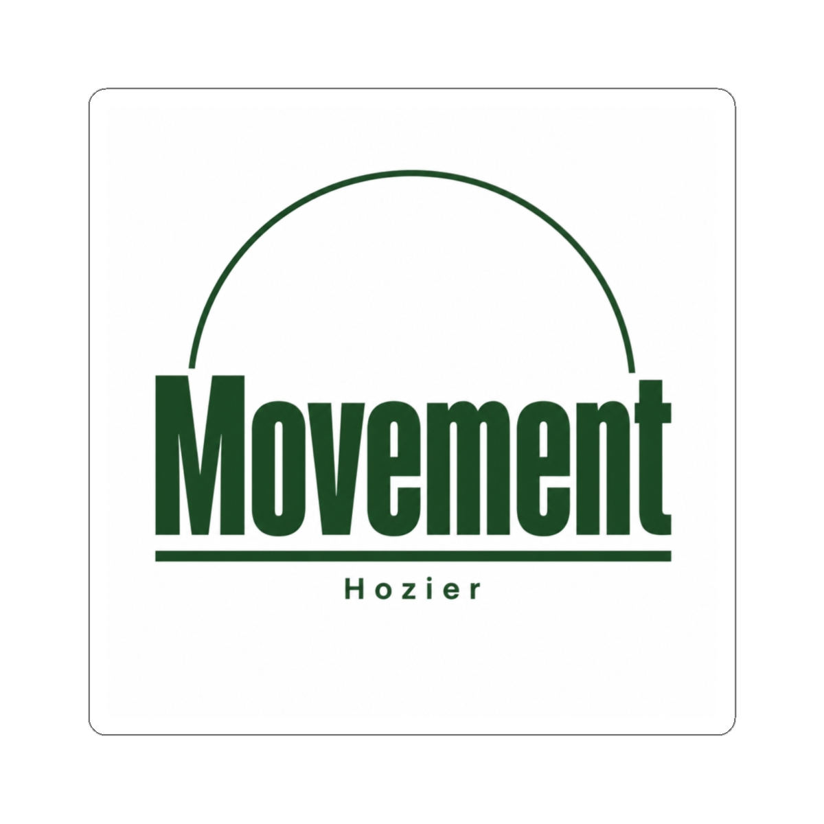 Hozier "Movement" Sticker