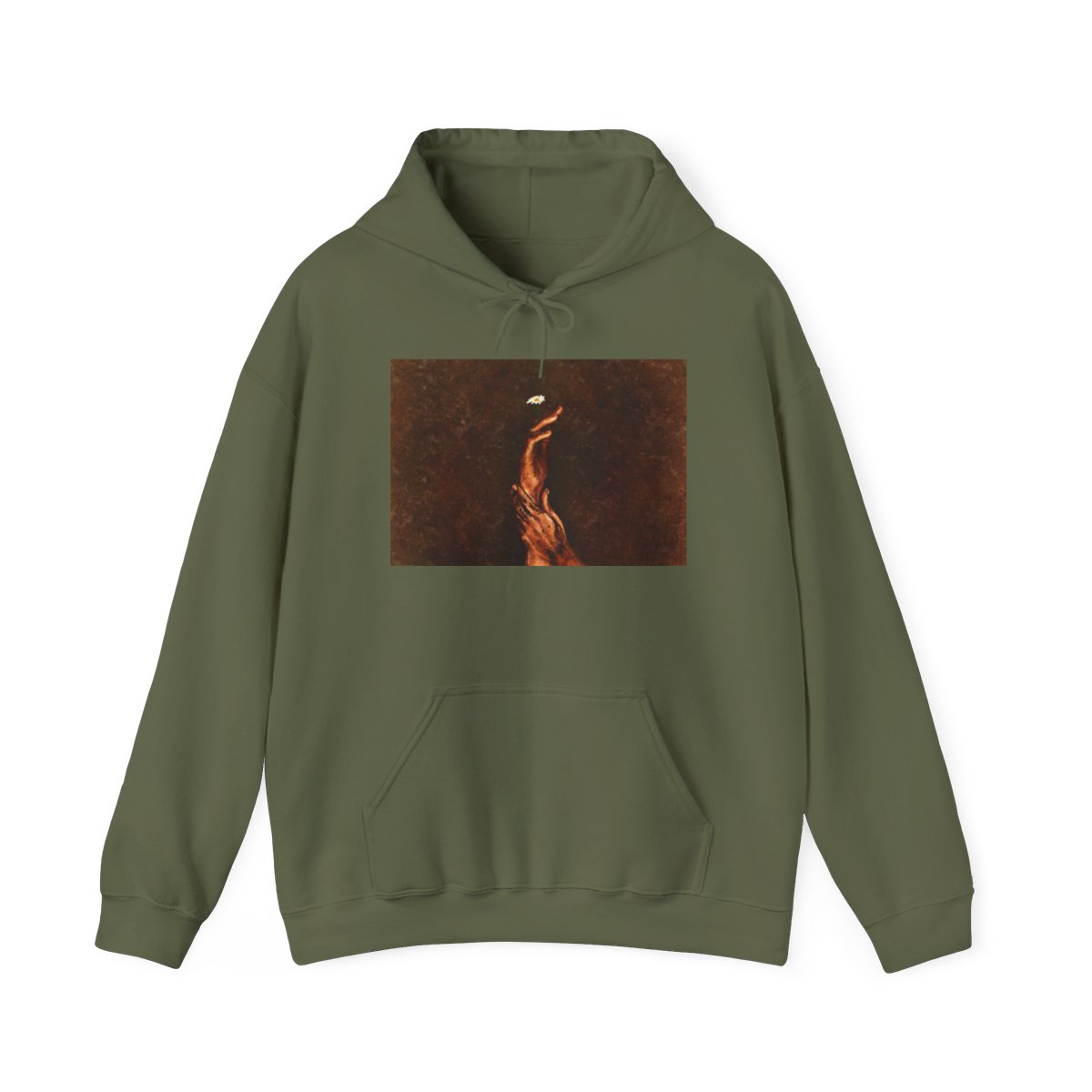 Rising Flame Hoodie | Abstract Fire Artwork | Hozier Merch - alternate angle 3, merchandise